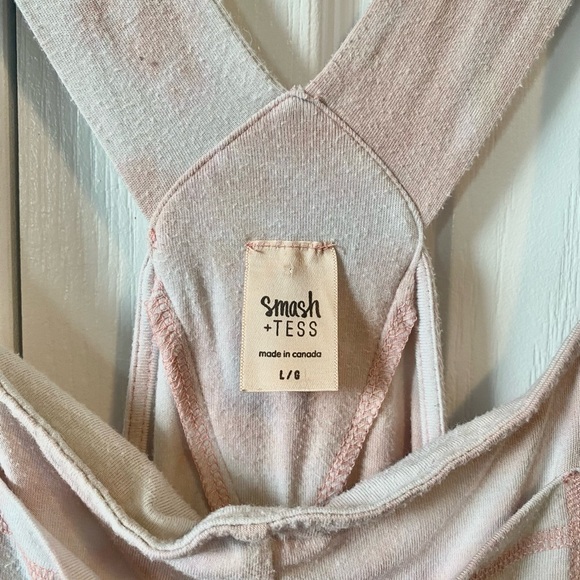 Smash & Tess tie dye pink white romperalls - Picture 5 of 7